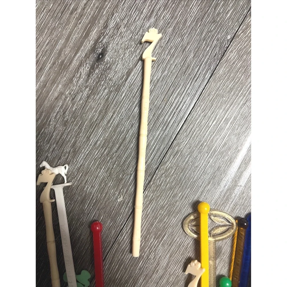 Vintage Swizzle Stick Lot Seagrams Sheraton White Horse Advertising 20 Stirrers